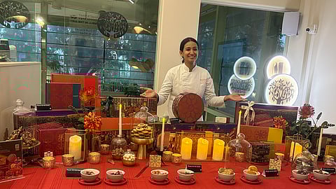 Chef Ruby Islam showcases the Manam Chocolate's Diwali Edition 2025
