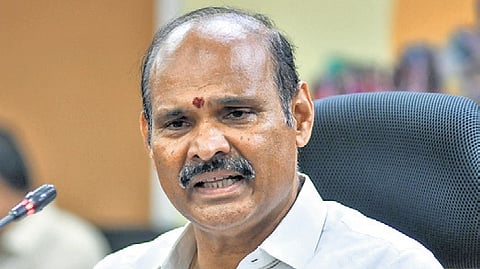 Minister for Housing Kolusu Parthasarathy.