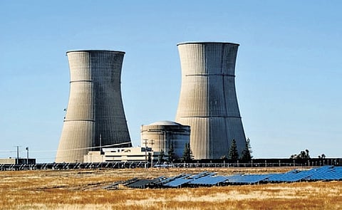 View of the reactors at Madras Atomic Power Station in Kalpakkam