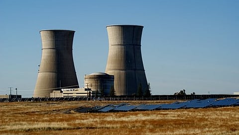 View of the reactors at Madras Atomic Power Station in Kalpakkam