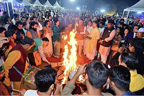 In several high-altitude and remote areas of the state, the main Diwali festival is observed a month later during the month of Mangseer.