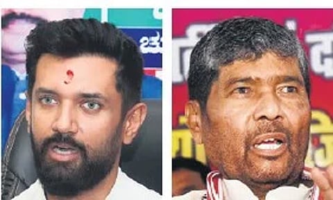 Chirag Paswan, Pashupati Kumar Paras.