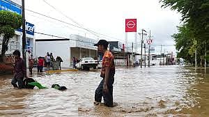 Veracruz, along the Gulf of Mexico in the country's east, was in turn hardest hit by flooding.