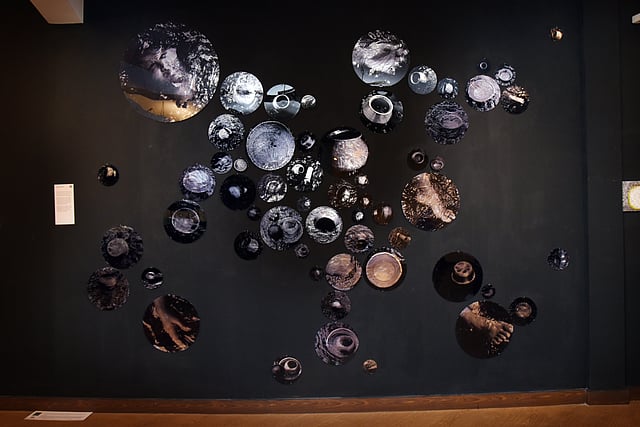 An art installation at the exhibition