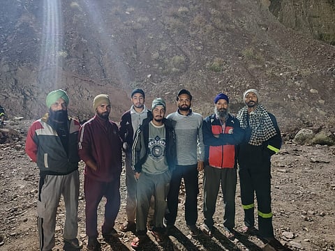 A video showing the group working as manual labourers in snow-covered areas of Kazakhstan has gone viral on social media, drawing attention to their plight.