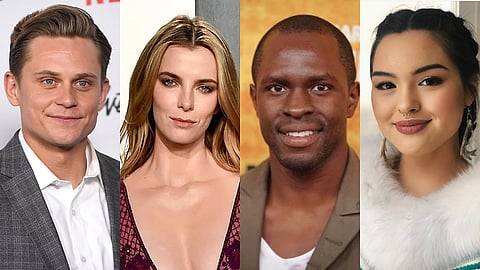 Billy Magnussen, Betty Gilpin, Gbenga Akinnagbe and Anna Lambe