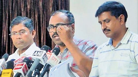 Arappor Iyakkam, during a presser in Chennai on Thursday, said that the 14.7-acre plot of the housing project falls inside the Pallikaranai marshland.