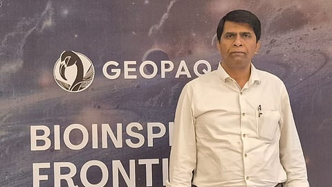 Dr Sudheer Reddy of ISRO at the twi-day global conference "Bioinspired Frontiers 2025" at JRC Convention Centre on Thursday