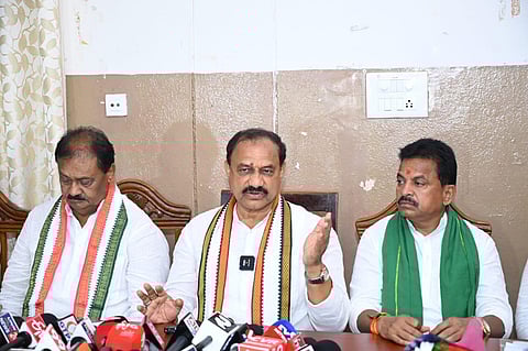 Mahesh Goud was speaking to the media, along with Adviser to Government in Minority Affairs Mohammed Shabbir Ali, after participating in local programmes.