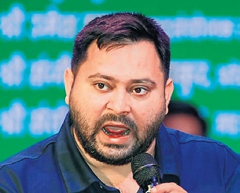 Tejashwi says will take oath as CM on Nov 18