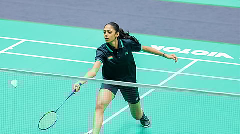 Lakshya produced a spirited fightback to upset top seed Lalita of Thailand 11-21, 21-16, 21-19 in the U-17 girls' singles quarterfinals.