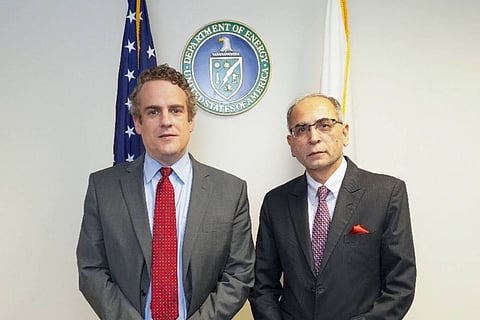 Indian Ambassador Vinay Kwatra discusses energy trade and the India-US energy security partnership with US Deputy Secretary James Danly.