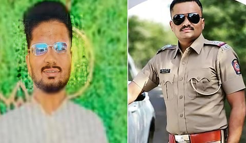 The arrested Prashant Bankar (L) And the absconding main accused Gopal Badane(R)