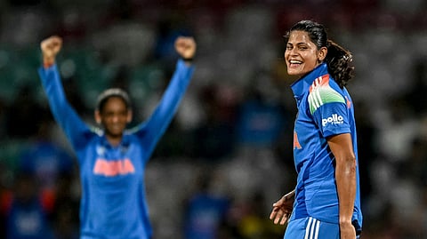 Radha Yadav was the pick of the bowlers for India against Bangladesh on Sunday