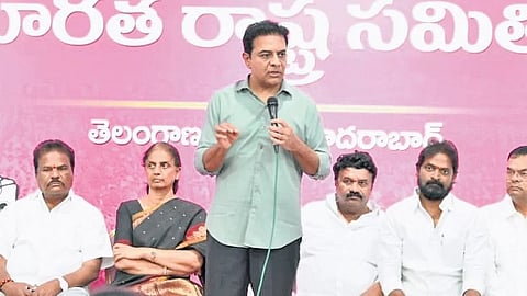 BRS working president KT Rama Rao said the time has come for the people of Telangana to teach the Congress government a fitting lesson for “deceiving them”.