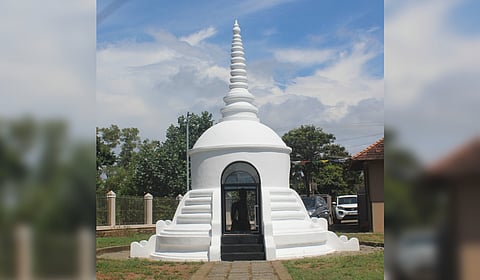 The pagoda where the statue of Karumadikuttan is installed at Karumadi near
Ambalappuzha.
