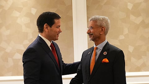 External Affairs Minister S. Jaishankar met US Secretary of State Marco Rubio on Monday on the sidelines of the ASEAN Summit.