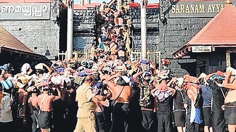 The temple will remain open till the Mandala Pooja on December 27.