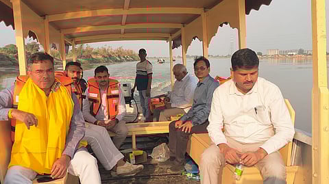 Parvesh Verma on Sunday inspected several Chhath Puja ghats across the national capital.