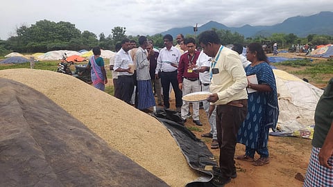 Currently, the central government allows paddy procurement with up to 17% moisture content.