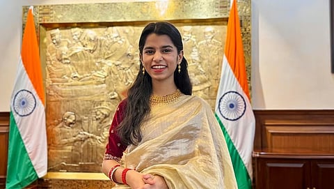 Popular folk singer Maithili Thakur