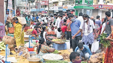 The sudden surge in demand led to a complete sellout of vegetables, specially in urban centres like Vijayawada, Machilipatnam, and others.