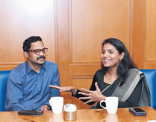 DIGs Satheesh Bino and Ajeetha Begum Sulthan