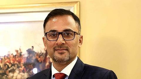 Naveen Pishe, partner, P N Rao, at the store launch in Kukatpally