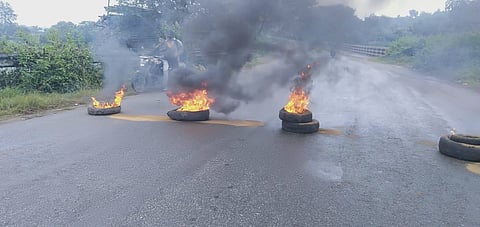 The 6 am to 6 pm bandh was called by the BJP in two districts of the Kolhan region against the alleged baton-charge on tribals during a demonstration in Chaibasa town on Monday night.