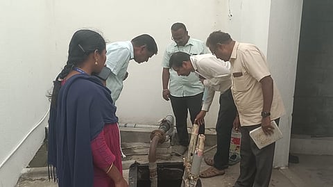 Officers from the Health and Food Safety Departments inspected the two water sumps and found that both were severely contaminated.