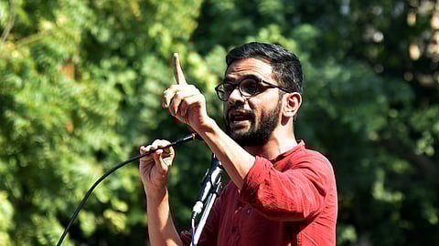Jailed JNU activist Umar Khalid.
