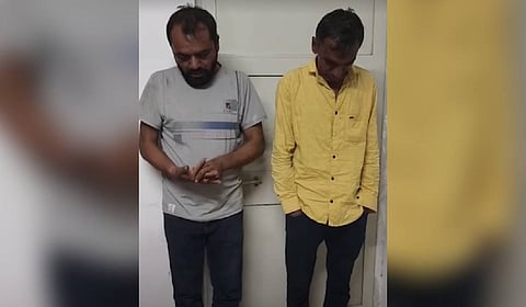 The arrested accused Manish Patel and his brother Mehul Patel.