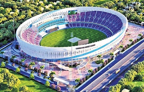 The proposed cricket stadium at Ondipudur in Coimbatore.