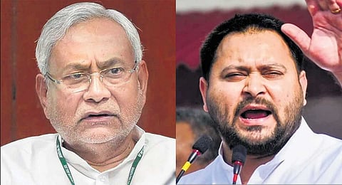 Nitish Kumar and Tejashwi Yadav