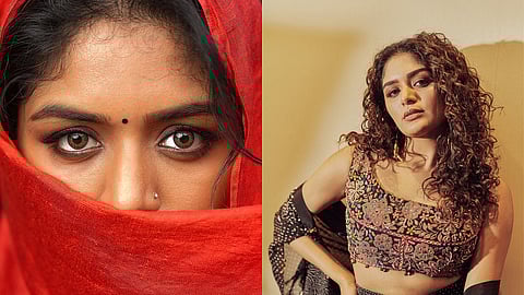 A still from the upcoming film (L) and Aditi Shankar (R)