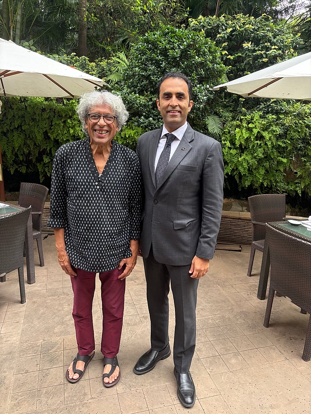 Trilok Gurtu and Madhav Sehgal