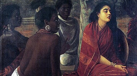 Raja Ravi Varma's rendition of Sita in Ashokvanan