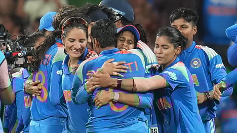 India players celebrate their maiden World Cup victory
