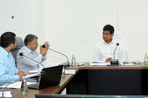 Minister for MSME, Rural Poverty Alleviation, and NRI Empowerment, Kondapalli Srinivas, has instructed officials to expedite the development of essential infrastructure in the 175 MSME parks coming up across all Assembly constituencies in AP.