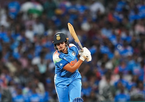 Shafali Verma in action