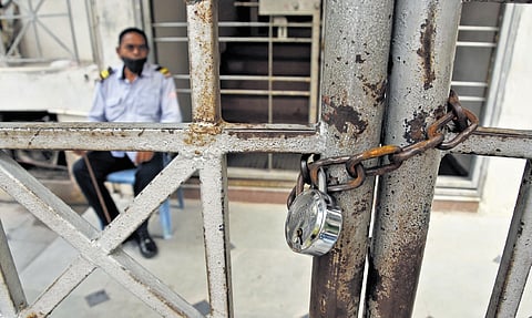Private colleges in Hyderabad remain closed on Monday, following the bandh call by the private colleges association.