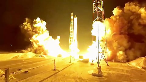 A still image from the documentary