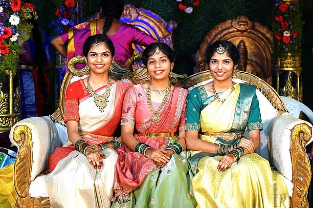 Three sisters - Tanusha, Sai Priya and Nandini-who were killed in a truck-bus collision on Monday morning in Rangareddy district.