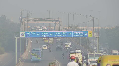 Delhi ranked sixth, recording an average PM2.5 level of 107 µg/m³—nearly three times higher than the 36 µg/m³ logged in September