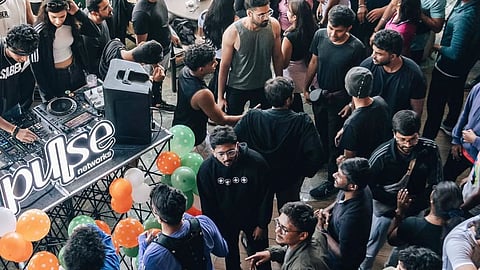 Participants at a rave hosted by Stride Run Club