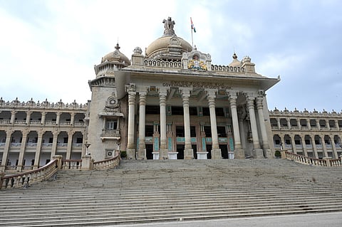 A view of Vidhana Soudha in Bengaluru.