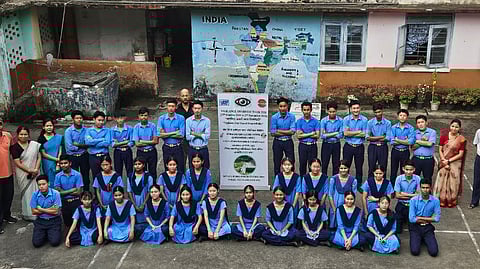 NEEPCO’s vigilance awareness event being observed at a school