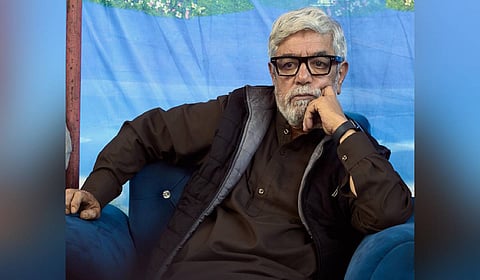 Ruling National Conference candidate Aga Mehmood, who is contesting the Budgam Assembly bypolls scheduled to be held on November 11.