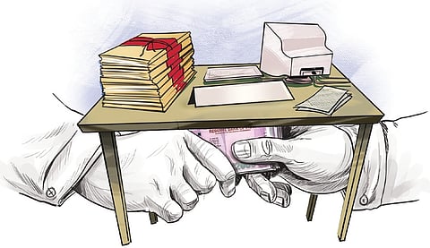 Some officials allegedly provided favourable reports against the law in return for bribes or under influence.