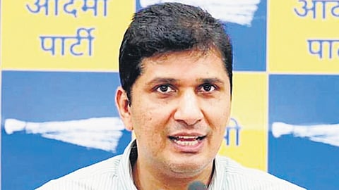 AAP Delhi state president Saurabh Bharadwaj